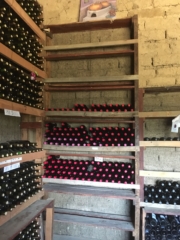 Labeled bottles back on shelves