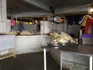 Meat in the market in Sucre
