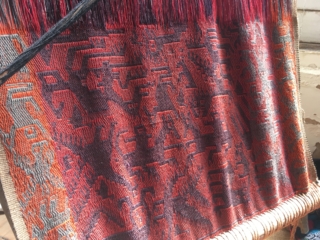 Jalq'a textile in progress