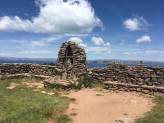 Hilltop temple for Catholic and coca leaf ceremonies