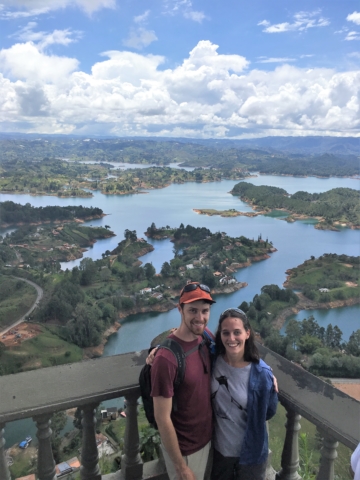 View from the top of El Peñol