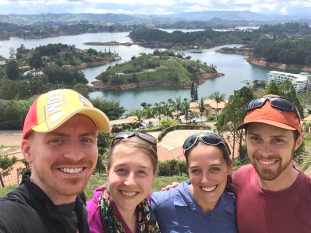 Group shot before heading back to Guatapé
